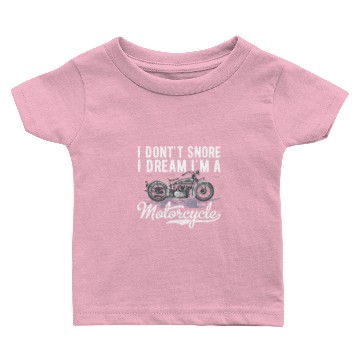 Discover Biker Motorcycle Chopper Motorcycle Biking Gift Baby T-shirts