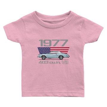 Discover 1977 light blue Baby T-shirts