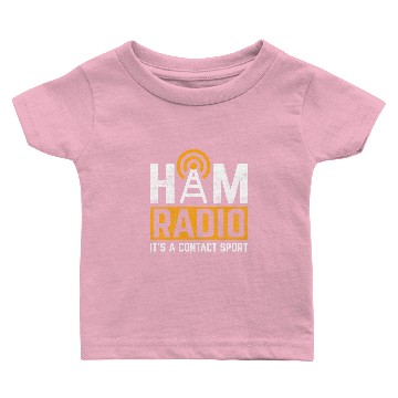 Discover Ham Radio It´s a Contact Sport ham radio, amateur Baby T-shirts