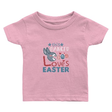 Discover Dancer Loves Easter Bunny Egg Easter Sunday Baby T-shirts