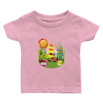 Discover Bee Hive Home Baby T-shirts