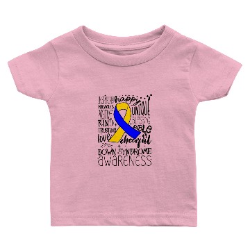 Discover Down Syndrome Awareness Right Perfect Baseball Jerseys Baby T-shirts