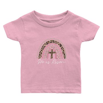 Discover Easter He Is Risen Shit, Colorful Leopard Rainbow Baby T-shirts