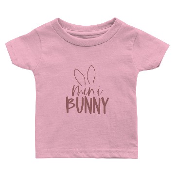 Discover Mama and Mini Bunny Easter Happy Easter Day Baby T-shirts
