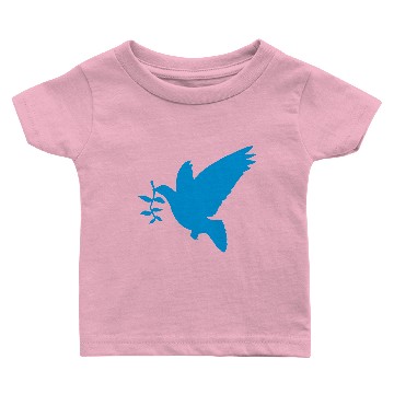 Discover peace dove olive Baby T-shirts