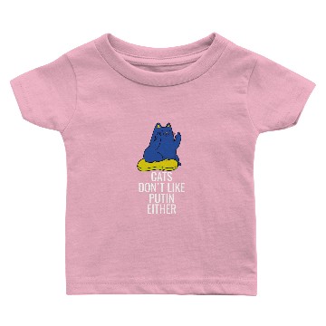 Discover Ukraine Cats dont like Putin either Baby T-shirts