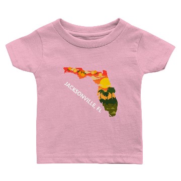 Discover Jacksonville Florida Baby T-shirts