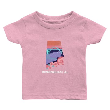 Discover Birmingham Albm Baby T-shirts