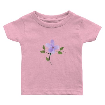 Discover Violet Flower Baby T-shirts