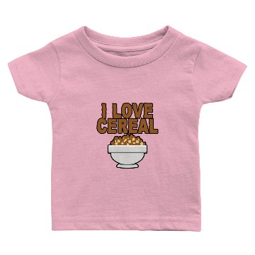 Discover I Love Cereal 3 Baby T-shirts