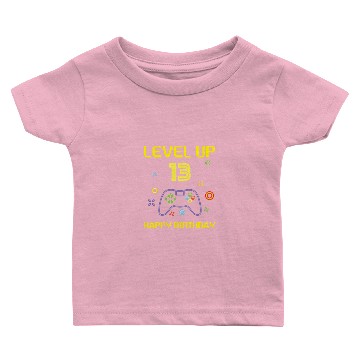 Discover LEVEL UP 13 HAPPY BIRTHDAY Baby T-shirts