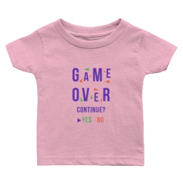 Discover game over Baby T-shirts