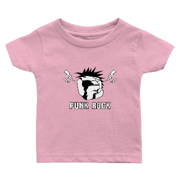 Discover Funny Punk Rock Music Meme Baby T-shirts