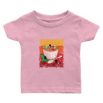 Discover Vintage Retro Muesli Cereal Breakfast Baby T-shirts