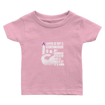 Discover Lupus Inspiring Survivor Warrior print Baby T-shirts