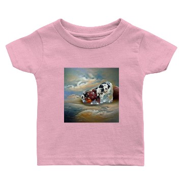 Discover Dalmatian jasper crystal gemstone Baby T-shirts