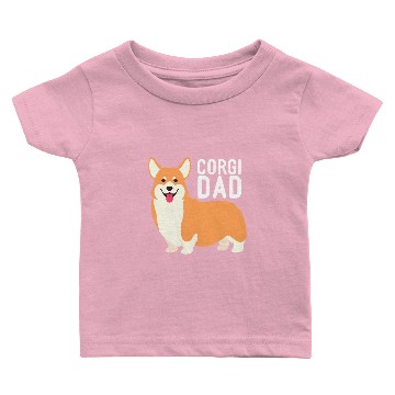 Discover Corgi Dad Slim Fit Baby T-shirts