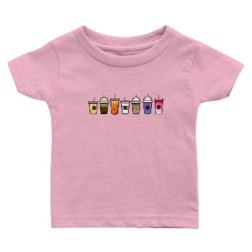 Discover Mini starbucks drinks Baby T-shirts