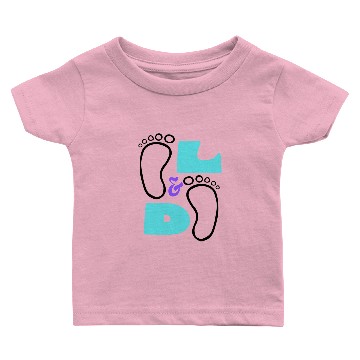 Discover L D Light Blue Baby T-shirts