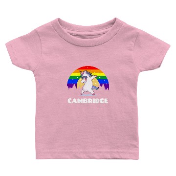 Discover Cambridge Massachusetts LGBTQ Gay Pride Rainbow Baby T-shirts