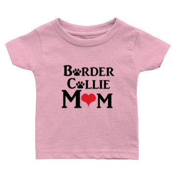 Discover Border Collie Mom Fitted V Neck Baby T-shirts