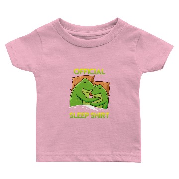 Discover Official sleep Baby T-shirts Frog