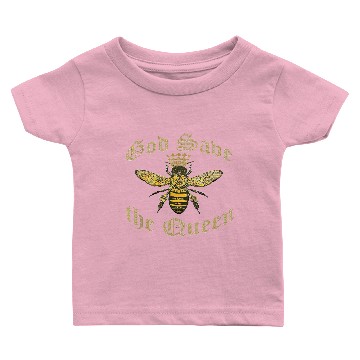 Discover God Save The Queen Bee Baby T-shirts