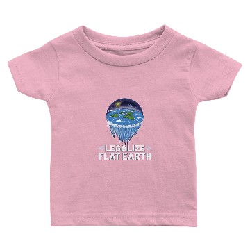 Discover Flat Earth Theory Flat Earth Army Earth Baby T-shirts