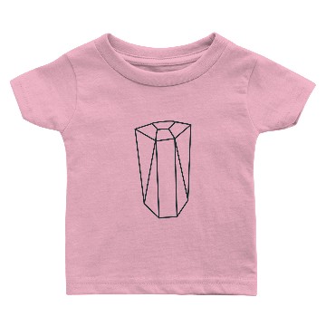 Discover Line art simple irregular gemstone Baby T-shirts