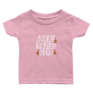 Discover Cookie Baking Crew Pajama Christmas Gingerbread Baby T-shirts