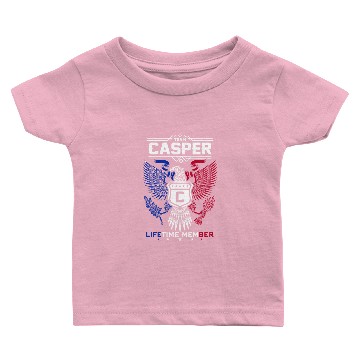 Discover Casper Name Baby T-shirts - Casper Eagle Lifetime Member
