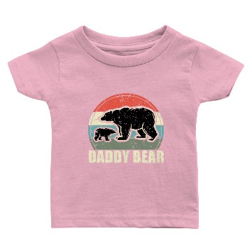 Discover Fathers day Gift Idea, Daddy Bear Cubs, Dad Baby T-shirts