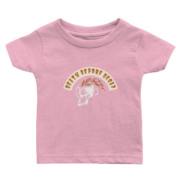 Discover Death Before Decaf Baby T-shirts