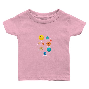Discover Solar System Planets Astronomy Baby T-shirts