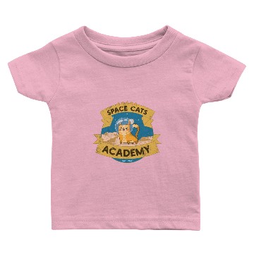 Discover Space Cats Academy Baby T-shirts