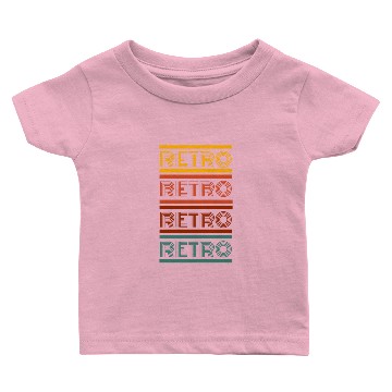 Discover Cream Yellow Simple Classic Retro Baby T-shirts