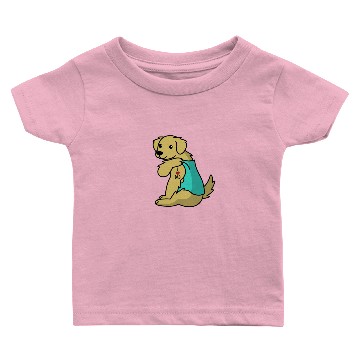 Discover I Love Dad Golden Retriever Baby T-shirts