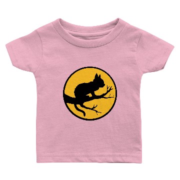 Discover Black cat moon tree Baby T-shirts