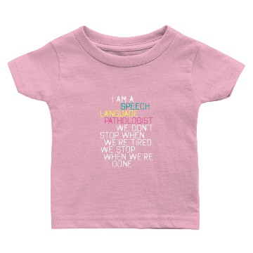 Discover Speech Therapy SLP Speech Language Pathologist Baby T-shirts
