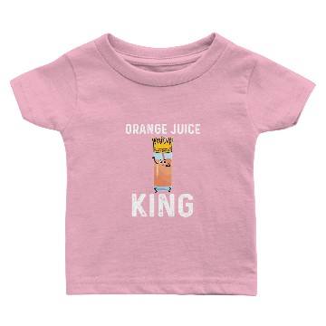 Discover Orange Juice King Baby T-shirts