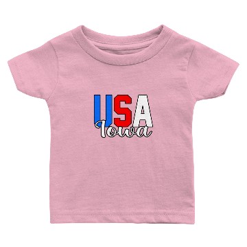 Discover USA Iowa Gift Baby T-shirts