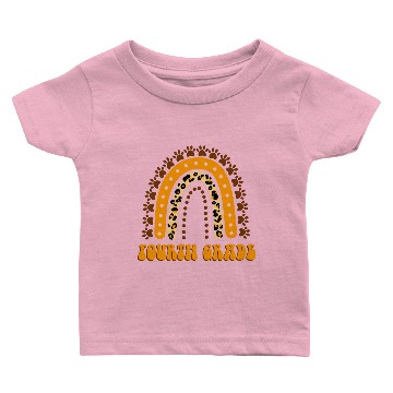 Discover Fourth Grade Leopard 4th Grade Teacher Baby T-shirts