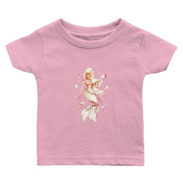 Discover beige mermaid Baby T-shirts