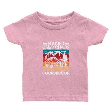 Discover Summer Camp Chaos Coordinator 5 Baby T-shirts
