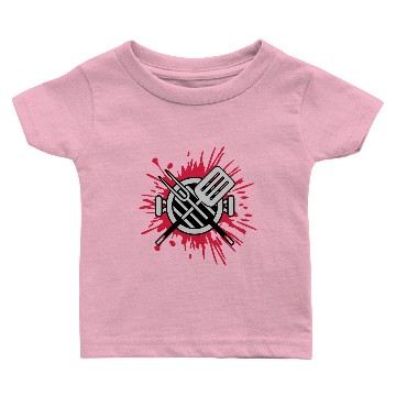 Discover color blob charcoal grill Baby T-shirts