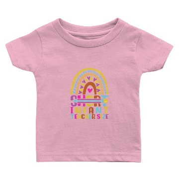 Discover Women Rainbow Infant Teacher Appreciation Gift Baby T-shirts