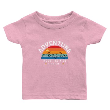 Discover Adventure Mount Rainier Baby T-shirts