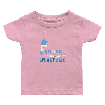 Discover Argentinian Flags Hispanic Heritage Month Baby T-shirts