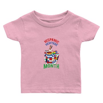 Discover Lady Hispanic Hispanic Heritage Month Baby T-shirts