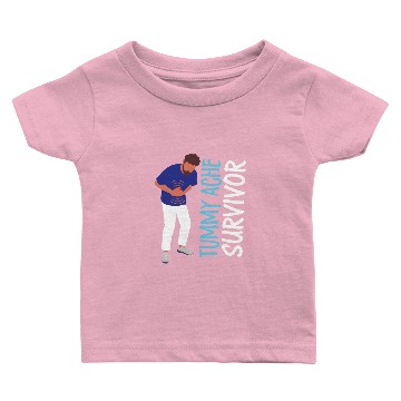 Discover Tummy Ache Survivor Stomachache Baby T-shirts